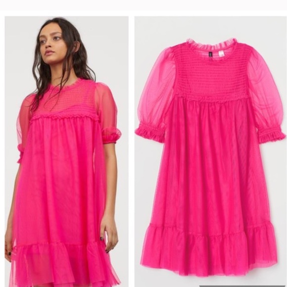 H&M “To All The Boys I’ve Loved Before” Mesh Dress. Size S. NWT. - Picture 2 of 4